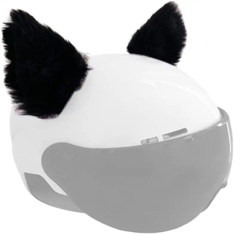 Bike helmet with cat ears