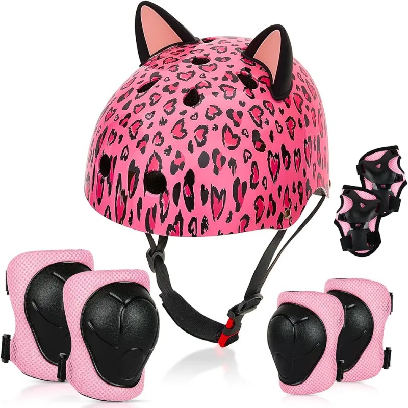 Bike helmet with cat ears