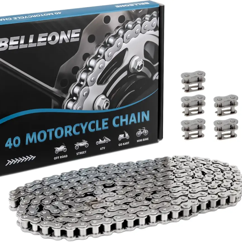 what motorcycle chains are made of