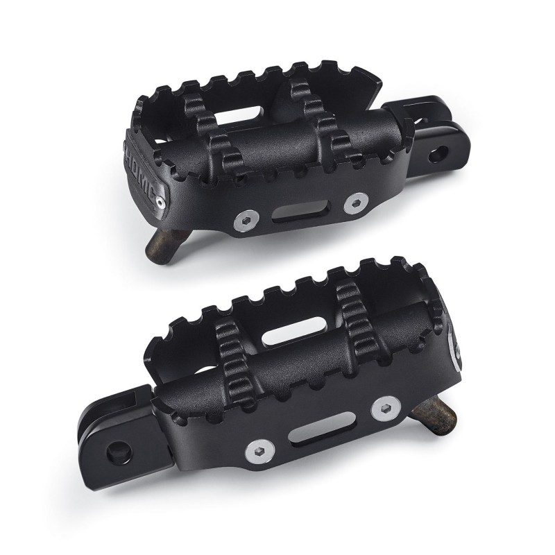 Ergonomic motorcycle foot pegs