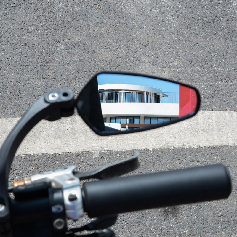 Wide-angle motorcycle mirrors